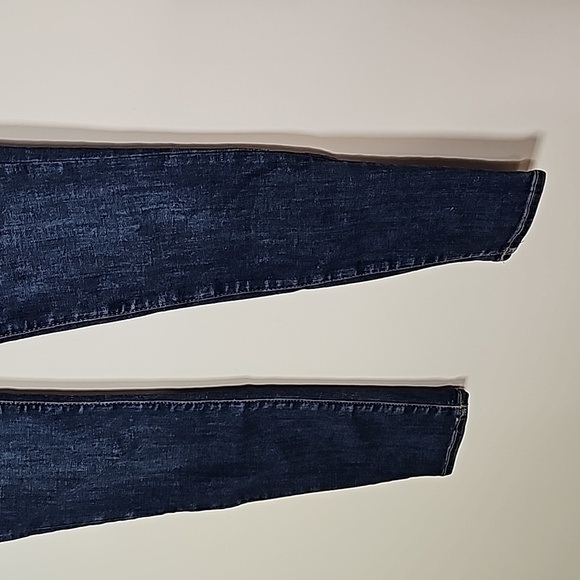 American Eagle size 4 next level stretch dark wash super high rise jeggings - Picture 3 of 8